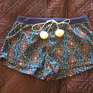 comfy multicolored soft shorts!
